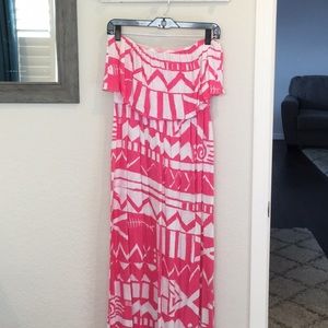 Strapless summer dress